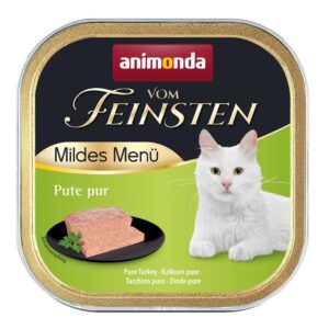 ANIMONDA Vom Feinsten Mildes Menu Turkey - šlapias kačių maistas - 100g