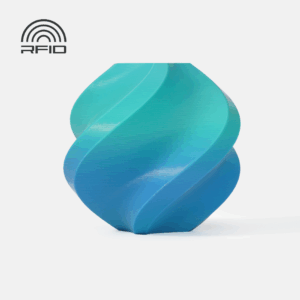 3D Plastikas - Filamentas PLA Basic Gradient With spool/Su rite Ocean to Meadow | 1.75 mm, 1kg | Bambu Lab