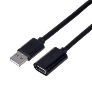 UNITEK Y-C418GBK USB kabelis USB 2.0 5 m USB A Juoda