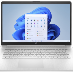 HP 17-cp3114nw AMD Ryzen™ 7 7730U nešiojamasis kompiuteris 43,9 cm (17,3") Full HD 16 GB DDR4-SDRAM 512 GB SSD ‚Wi-Fi 6‘ (802.11ax) Windows 11 Home Sidabras