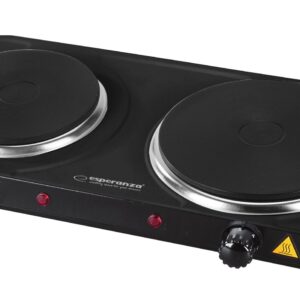 Esperanza EKH014K Elektrinė viryklė, 2 zonos, Juoda