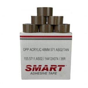 BSTech akrilo pakavimo juosta 48*60 m, ruda kartoninė dėžutė, 36 vnt. - Image 2