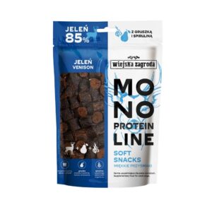WIEJSKA ZAGRODA Monoprotein line Soft snacks Deer - skanėstas šuniui - 115g