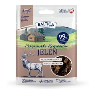 BALTICA Przysmaki regionów Monoprotein Deer - skanėstas šuniui - 30g
