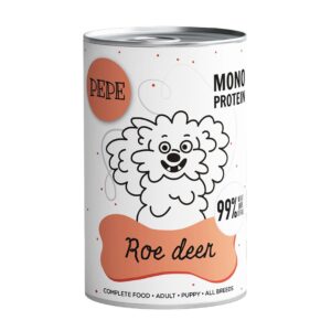 PAKA ZWIERZAKA Pepe Roe deer - drėgnas ėdalas šunims - 400g