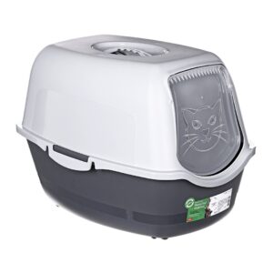 DIAMENTIQ BAYA light grey/dark grey -  kačių tualetas - 55,5 x 40 x 38,7 cm - Image 3