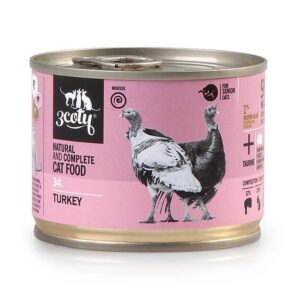 3COTY 34. Turkey Senior - šlapias kačių maistas - 180g