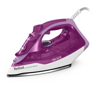 Tefal FV2836 Sauso ir garų tipo lygintuvas Keraminis padas 2400 W Violetinė, Balta