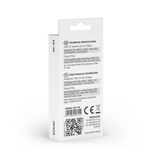 SAVIO SD kortelių skaitytuvas, USB 3.0, AK-64 - Image 2