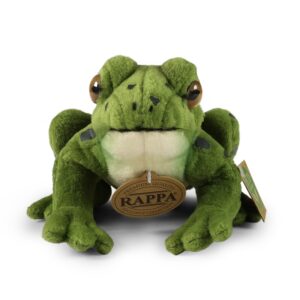 Rappa - Plush realistic green frog stuffed animal 19 cm Eco-Friendly - Image 2