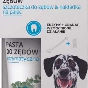 FRANCODEX Šepetėlis ir dantų pasta šuniui ir katė - 70 g