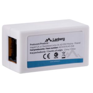 Lanberg AD-RJ45-RJ45-OU6 tinklo dalytuvas Balta - Image 2