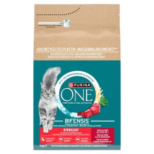 PURINA One Sterilcat Rich in beef - sausas kačių maistas - 3kg