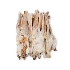 UNISZKI Triušio ausis su kailiu - skanėstas šunims - 20 vienetų - Image 2