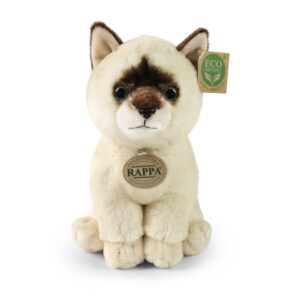 Rappa - Plush realistic mascot Ragdoll cat sitting 23 cm Eco-Friendly Soft Collection - Image 2