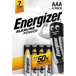 Energizer AP Alkaline Power 410829 AAA LR03 baterija 4 vnt. - Image 2
