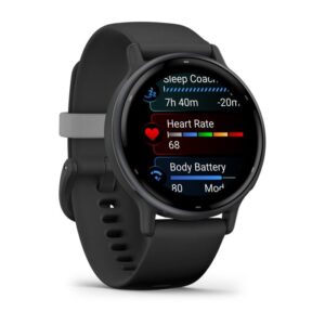 Garmin Vivoactive 5 3,05 cm (1.2") AMOLED 42 mm Skaitmeninis 390 x 390 pikseliai Lietimui jautrus ekranas Juoda „Wi-Fi“ GPS (palydovinis) - Image 3