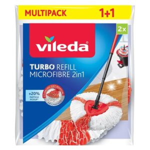 Vileda Turbo 2in1 rotacinės šluostės užpildas 2 vnt.
