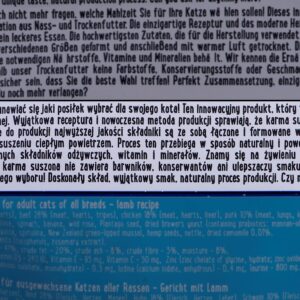 DOLINA NOTECI Superfood Ėriena – džiovintas kačių ėdalas - 1 kg - Image 2