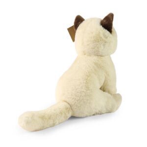 Rappa - Plush realistic mascot Ragdoll cat sitting 23 cm Eco-Friendly Soft Collection - Image 4