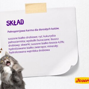 Josera 9310 sausas kačių maistas Suaugusiems Paukštiena, Lašišos 10 kg - Image 3