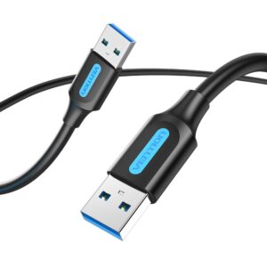 Vention CONBD USB kabelis USB 3.2 Gen 1 (3.1 Gen 1) 0,5 m USB A Juoda - Image 2