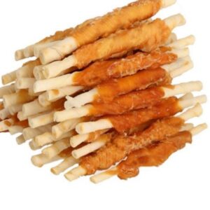 HILTON Chicken wrap white rawhide stick - skanėstas šunims - 500 g