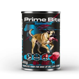 PRIME BITE Monoprotein Goat with beetroot - drėgnas ėdalas šunims - 400g