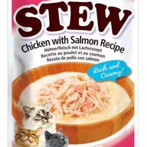 INABA Ciao Stew Chicken & Salmon - skanėstas katėms - 40g