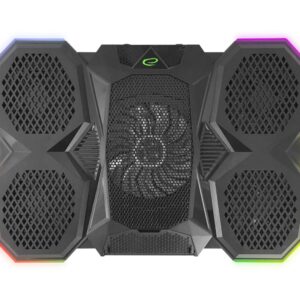 Esperanza EGC107 aušinimo padėklas nešiojamam kompiuteriui 2600 RPM Juoda - Image 2