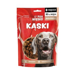 PAN MIĘSKO Beef chunks - skanėstas šuniui - 100g