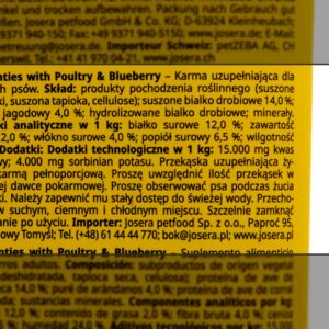 JOSERA Denties Poultry with blueberries - skanėstas šunims - 180g - Image 3