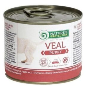 GAMTOS APSAUGA šuniukų veršiena - šlapias maistas šuniukams - 200 g