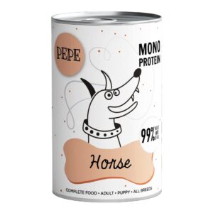 PAKA ZWIERZAKA Pepe Horse - drėgnas ėdalas šunims - 400g