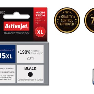 Activejet AH-305BRX rašalo kasetė 1 vnt Derantis Didelė (XL) išeiga Juoda - Image 2