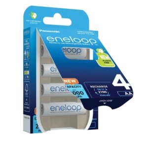 Įkraunamos baterijos PANASONIC ENELOOP AA 2000 mAh 4 szt (BK-3MCDE/4CP) - Image 2