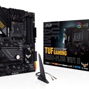 ASUS TUF GAMING B550-PLUS WIFI II AMD B550 AM4 lizdas ATX