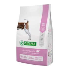 NATURE'S PROTECTION Junior Lamb - sausas maistas šunims - 7,5kg