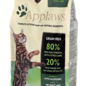 APPLAWS Chicken with lamb - sausas kačių maistas - 2kg