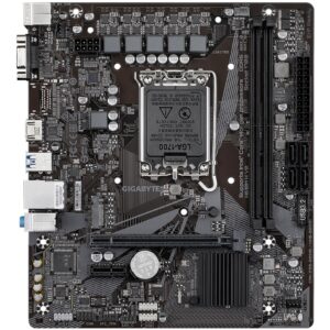 GIGABYTE H610M H V2 pagrindinė plokštė Intel H610 Express LGA 1700 „micro ATX“ - Image 2