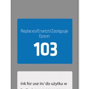 Activejet AE-103M rašalas (pakaitinis Epson 103 C13T00S34A; Supreme; 70 ml; violetinės spalvos)