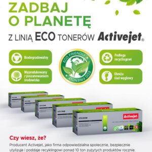 Activejet BIO ATH-35NB toneris, skirtas HP, Canon spausdintuvams, HP 35A CB435A, Canon CRG-712; Supreme; 1800 puslapių; juodas. - Image 2