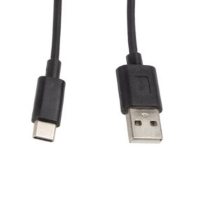 LANBERG KABELIS USB 2.0 TYPE-C(M)-AM 1M, JUODAS