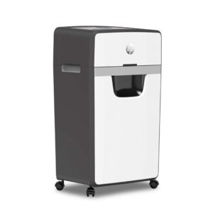 HP ONESHRED 16MC smulkintuvas, mikro pjaustymas, P-5, 16 kortelių, 30 l, šviesiai pilkas - Image 3