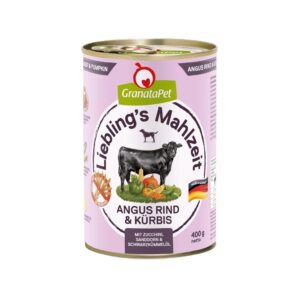 GRANATAPET Liebling's Mahlzeit Angus beef & pumpkin - drėgnas ėdalas šunims - 800g