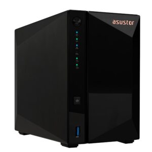 Asustor DRIVESTOR 2 Pro Gen2 AS3302T v2 NAS Realtek RTD1619B 2 GB DDR4 ADM Juoda - Image 2