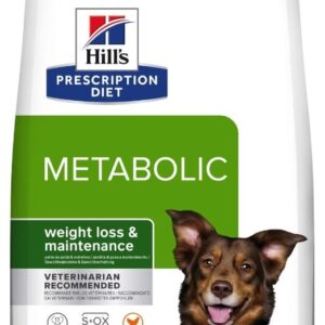 HILL'S PRESCRIPTION DIET Canine Metabolic Sausas šunų maistas Viščiukas 12 kg