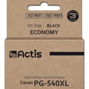 Actis Canon spausdintuvui skirtas rašalas KC-540 (pakaitalas Canon PG-540XL) Supreme, 22 ml, juodas