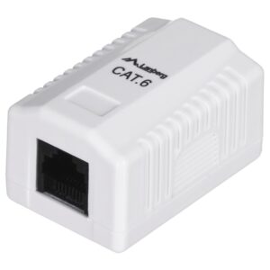 LANBERG ANT PAVIRŠIAUS MONTUOJAMAS CAT.6 1XRJ45 LIZDAS, BALTAS