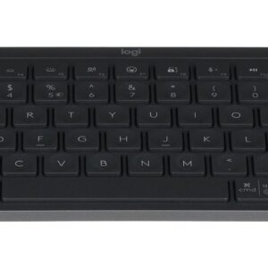Logitech MX Keys Mini Minimalist Wireless Illuminated Keyboard klaviatūra RD belaidis ryšys + „Bluetooth“ QWERTY Anglų Grafitas